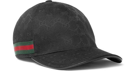 gucci cap all black|gucci monogram hat.